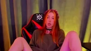 Amateur striptease and Solo masturbation