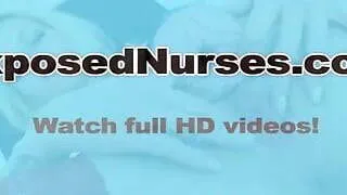 Blond nurse bitch gets perverted on gynchair