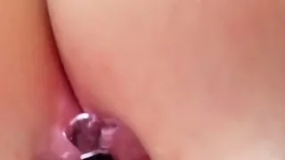 Girls Out West Amateur double toy masturbation