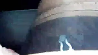 Sissy driving home from work