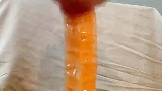 Sloppy Dildo Deep Throat