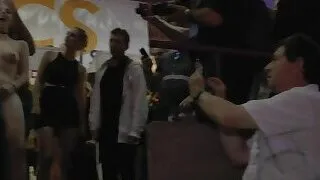 Sex expo public fuck of brunette