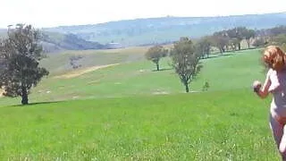 REAL REDHEAD ISADORA PINK TITS HAIRY RED BUSH PALE SKIN 3