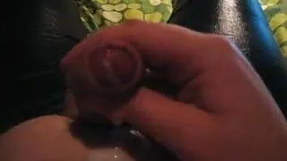 Shiny spandex leggings wank