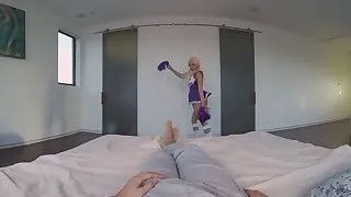 Teen cheerleader Luna Star fucked hard by a big dick