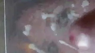 Cumbucket 001 drenched with TosserTim's creamy spunk'