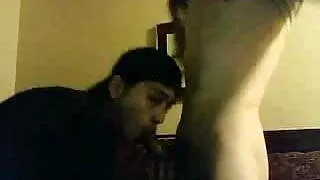 Sucking His Friends Huge Cock 