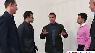 Gay guys ripping tight anus apart hard