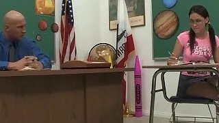 Teen conquers a huge cock