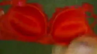 cumming in gf's bra