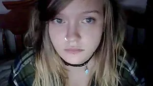 Teen with enormous juggs teases and masturbates on livecam