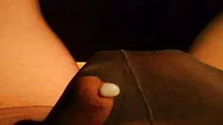 jerking into my pantyhose