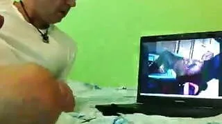 Cumshot on hot mature