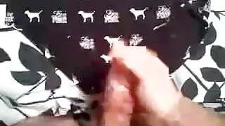 Jerking Onto Wife's Panties #9