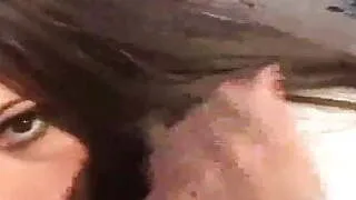 Hot Babe Gives her Man a Header