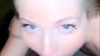 Amateur Curvy Girl Blowjob and Cum on Face and Big Boobs