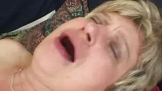 Old housewife gets nailed by an young guy