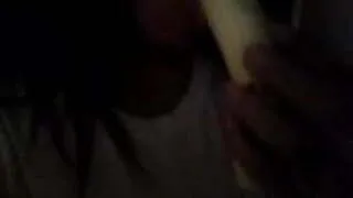 Latina Sucking on Banana