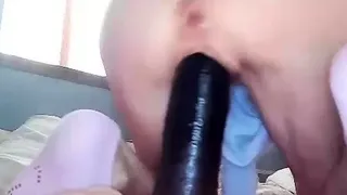 Big ass fetish babe butt toyed