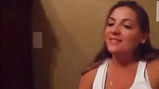 worshiping her own feet