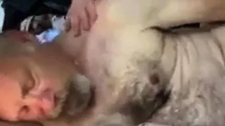 Bareback Daddy Gets Fucked Hard