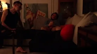 Grandpa walks in on gay grandson masturbating