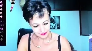 Hot Brunette mature Webcam Masturbation