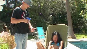 Ebony teen fucked by her new boyfriend