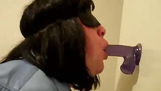 How this slut will suck your cock..