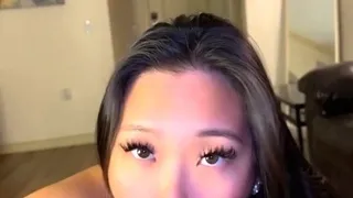 Asian girl screwed hardcore and gave blowjob