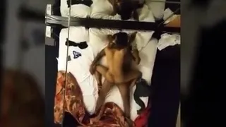 Black Amateur Couple's Hardcore Homemade Interracial Sex Tap