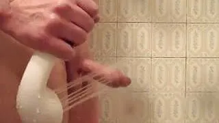 Playing in the shower...
