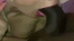 Interracial bad to de bone blonde feeding her bbc addiction