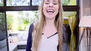 Teen Lily pussy licked then ravished hardcore in close up