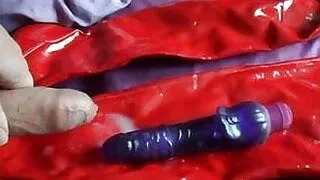 cum on kinky boots and dildo