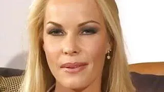 Blonde chick banged by 2 big cocks