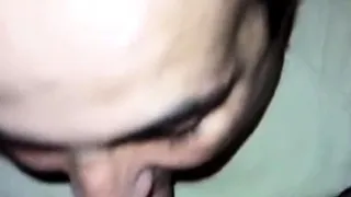 Bear Won't Swallow My Cum - Amateur Blowjob