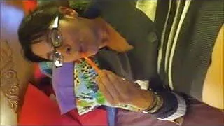 amateur candy cane masturbation and a facial!