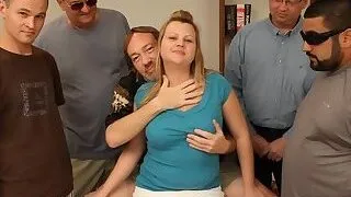 Short Blonde Perfect Natural Tits Big Ass Bukkake Babe