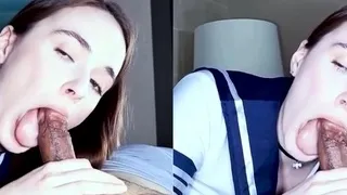 Shae Summers fucking a big cock close up