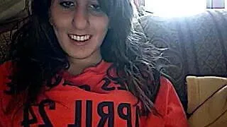 Hot Babe smokin Hookah#