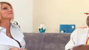 Busty Blonde MILF Kayla Quinn Fucks BBC