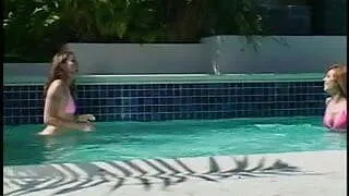 Bitch in heat banged by the poolside