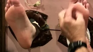 Tickled Pink - Time To Go Hard In The Stocks Close Up For