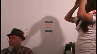 Older guy fucking nurse's snatch