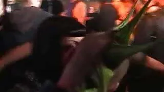 Slut in heavy makeup getting cocks to bang