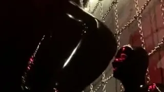 Hot brunette amateur MILF rides hubbys cock