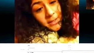 Horny latina eye rolling fingering herself!!!