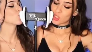 SharonQueen ASMR - Sexy Ear Licking