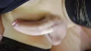 Handjob and cum for trans2